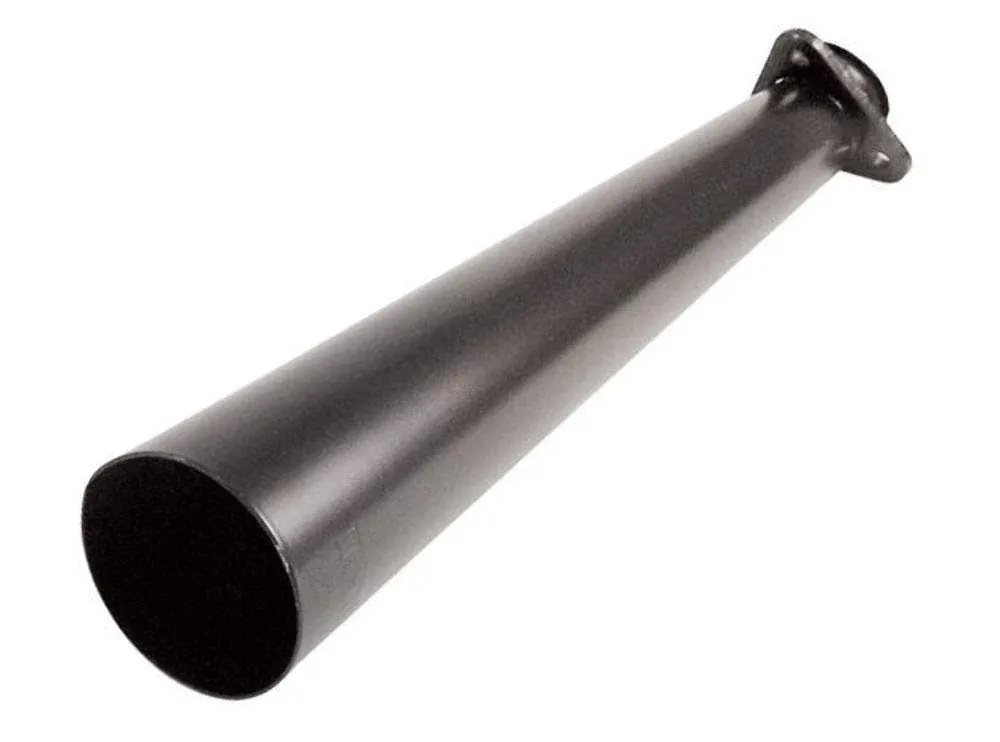 EMPI Black Stinger Exhaust Tip with Small 3 Bolt Swivel Flange - 3696