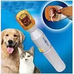 Battery Powered Safe Automatic Electric Pet Nail Clippers Trimmer Dog Cat Gentle Claw Paw Care Grinder Grooming Drill File Kit Nail Gentle Filing Wheel Shedding Manicure Pedicure Tool Set