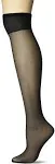 Berkshire Womens 3-Pack Queen Size All Day Sheer with Reinforced Toe Knee high, Fantasy Black