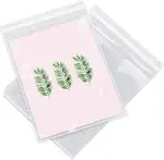 Pack It Chic - 6” X 9” 200 Pack Clear Resealable Polypropylene Bags - Fits 6X...