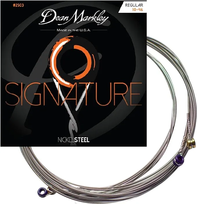 Guitar Strings; Nickel Steel - Regular 10-46