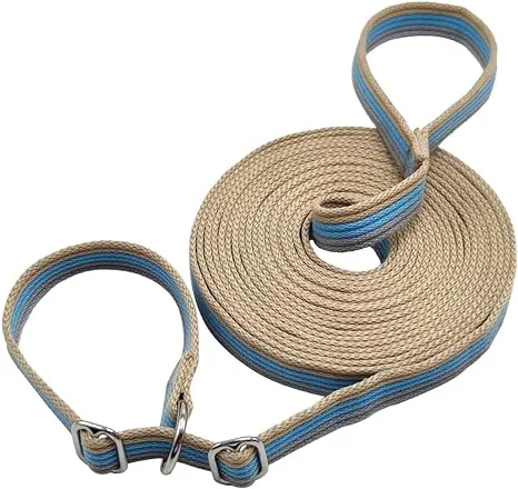 10FT / 15FT / 20FT Anti-Choke Slip Lead Dog Leash 1” Wide Soft Thick Long Tra...