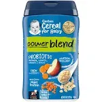 Gerber Power Blend Probiotic Oatmeal, Cereal for Baby Lentil, Carrots & Apples - 8.0 oz