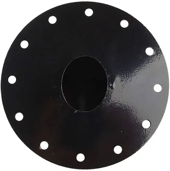 45 Degree Bend 12-Bolt 5.51" Outside Diameter Fuel Cell Gas Tank 1.5" Remote Fast Fill 2.75" Filler Neck&Cap Black