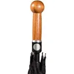 Security SELFDEFENSE Umbrella City-Safe | Defense Umbrella | Walking Stick Umbrella | XXL Umbrella German Wood Handle | Larger Than Standard | Executive Umbrella | Assembled in The USA