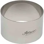 Ateco 4901 3" x 1 3/4" Stainless Steel Round Cake/Food Ring Mold