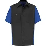 Red Kap Men's Ripstop Crew Shirt, Short Sleeve