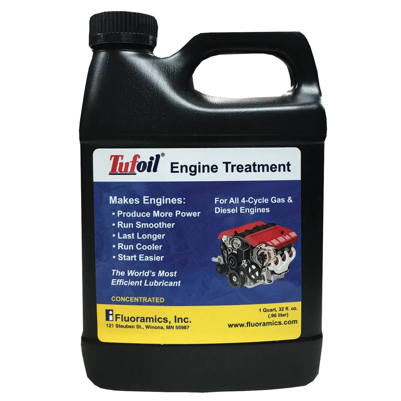 Fluoramics' Tufoil for Engines Engine Treatment (Quart)