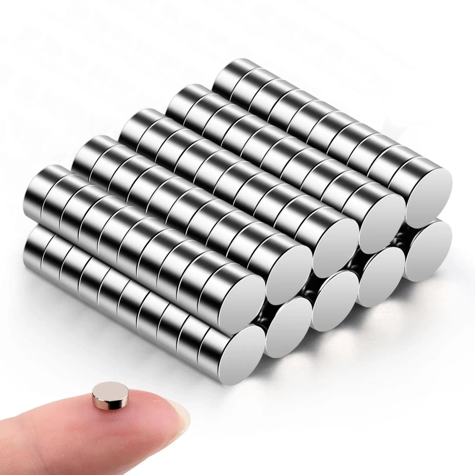 100Pcs Small Magnets, 5X2 Mm Mini Tiny round Magnets, Micro Neodymium Magnets fo