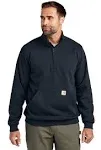 Carhartt Midweight 1/4-Zip Mock Neck Sweatshirt (New Navy) 4XL