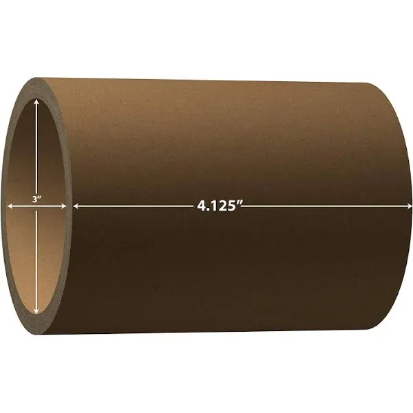 Label Cores 3" Inner Diameter. Rigid Cardboard. Variety of Widths Available. (3" Inner Diameter X 4.125" Width (30 Cores))