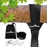 Royal Oak Easy Hang (4ft) Tree Swing Strap X1 - Holds 2200lbs. - Heavy Duty Carabiner - Bonus Spinner - Perfect for Tire and Saucer Swings