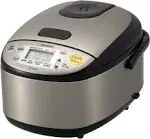 Zojirushi Ns-lgc05xb Micom Rice Cooker & Warmer 3-Cup Stainless Black