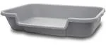 BunnyGoHere Rabbit Litter Box Misty Gray Color Large Size. Review Size Photo Prior to Ordering