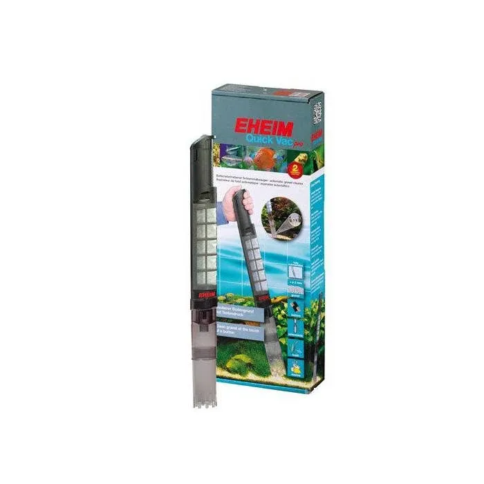 EHEIM QUICK VAC PRO. 3531 Battery Powered Vacuum Gravel Cleaner for Aquariums