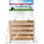 Kaytee Natural Wooden Hay Manger for Pet Rabbits, Chinchillas, and Guinea Pigs, Large