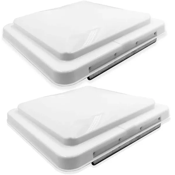 Httmt- 2pcs White 14 x Replacement Impact-Resistant Motorhome RV Roof Vent Lid ...