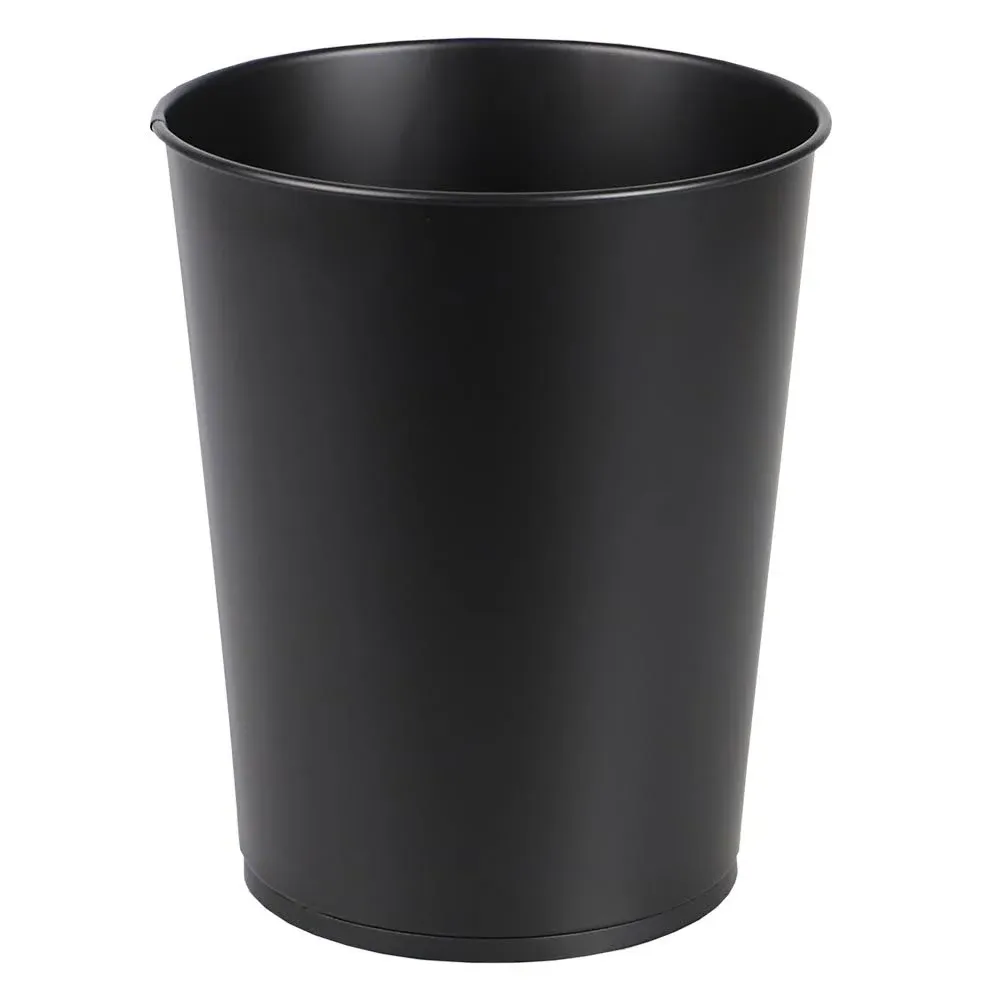 Home Basics Open Top Waste Bin, Black