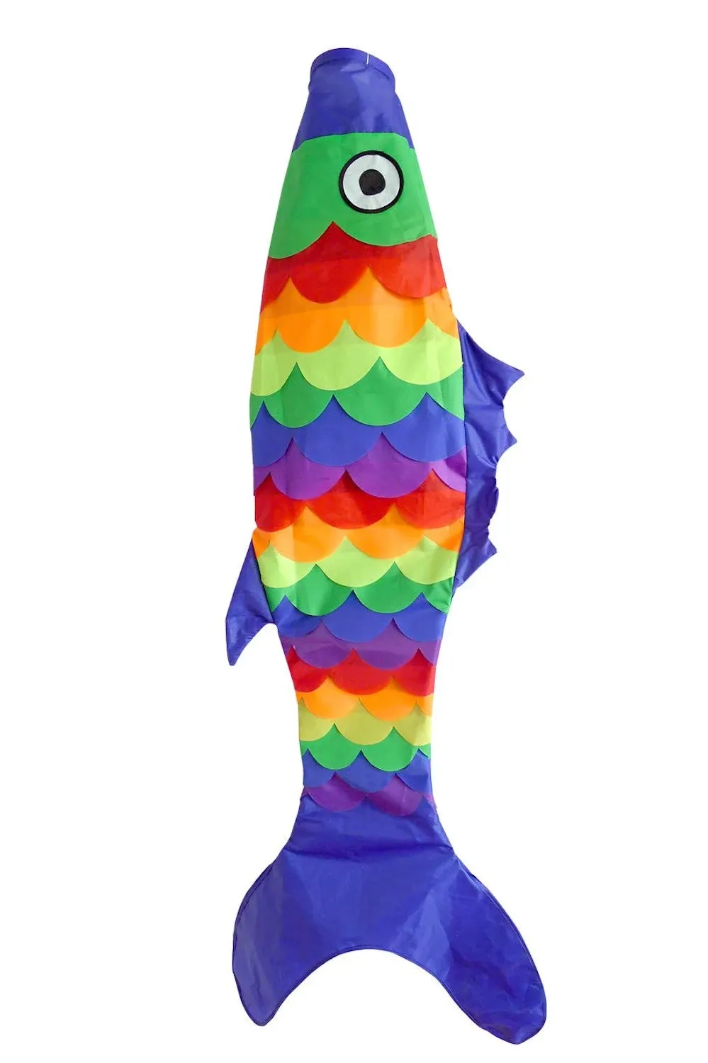 Briarwood Lane Fish Windsock All-Occasion Rainbow Fish 55"L Blue