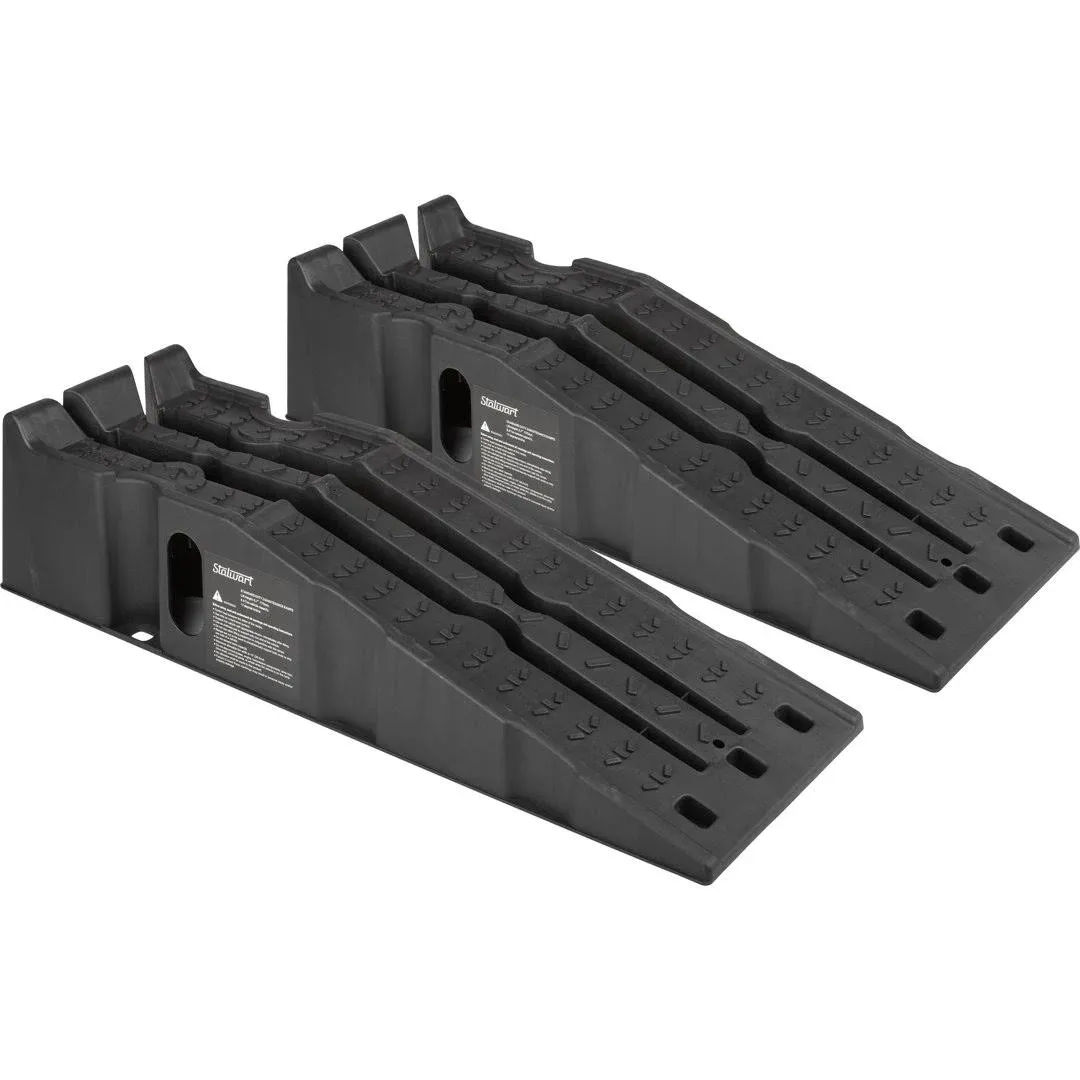 Stalwart Car Ramps for Oil Changes (2-Pack)