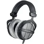 Beyerdynamic DT-990-PRO-250 Professional Acoustically Open Headphones 250 Ohms (459038) with Full Size Headphone Case, Headphone Stand & Microfiber