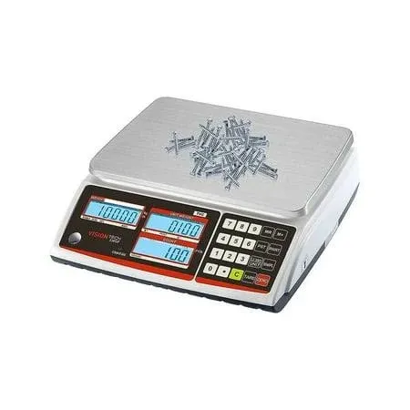 Tvc-60 Counting Scale for Parts and Coins, LB/KG Switchable, 60lb Capacity, 0.002lb Readability