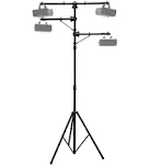 Harmony Audio HA-TREESTAND Pro DJ Lighting Multi Arm Tripod & T-Bar Light Stand