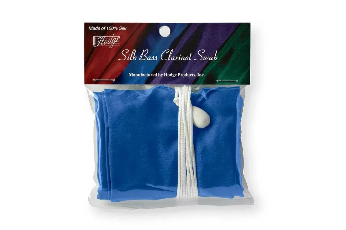 Hodge BCB2 Silk Bass Clarinet Swab, Blue