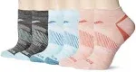 Saucony Women's RunDry Performance Selective Cushion Socks, Available in S-L (6, 12 Pairs )