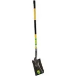 Emsco Group 1752-1 Professional's Choice Square Point Sturdy 54” Fiberglass Handle-Heavy Duty 14 Gauge Steel Head Garden Shovel, Yellow/BlackEmsco Group 1752-1 Professional's Choice Square Point Sturdy 54” Fiberglass Handle-Heavy Duty 14 Gauge Steel Head