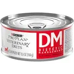 Purina Pro Plan Veterinary Diets DM Dietetic Management Feline Formula Wet Cat Food - (Pack of 24) 5.5 oz. Cans