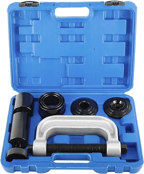 Heavy Duty 4 in 1 Ball Joint Press U Joint Removal Tool Kit w 4 x 4 Adapters