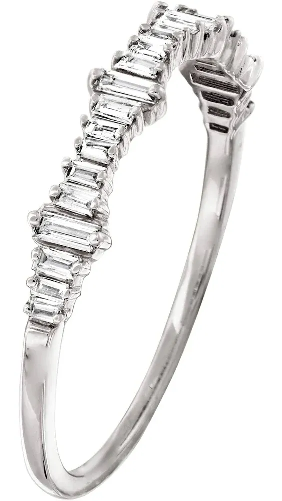 Ross-Simons 0.20 Ct. T.W. Baguette Diamond Ring in 14kt Gold