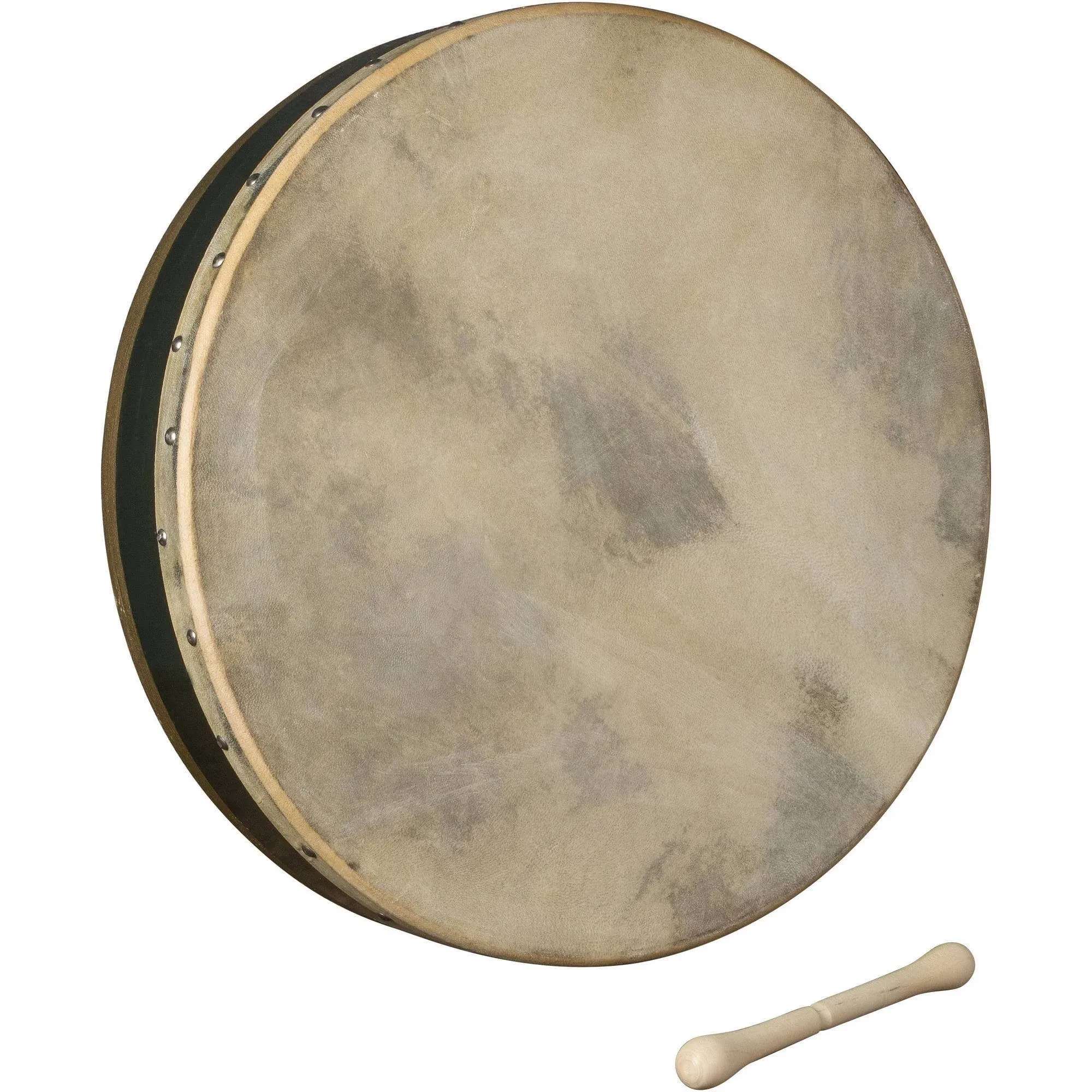 TB-2 Irish Bodhran - Dark Green Rim