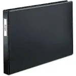 Cardinal Premier Easy Open 11 x 17 Locking Slant-D Ring Binder, 1" Cap, Black