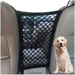 DYKESON Dog Car Net Barrier Pet Barrier with Auto Safety Mesh Organizer Baby Stretchable Storage Bag Universal for Cars, SUVs -Easy Install, Car