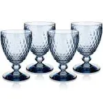 Boston Crystal Wine Goblet Set of 4 by Villeroy &amp; Boch - Blue