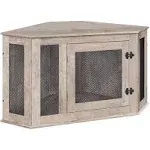 MAHANCRIS Corner Dog Crate Furniture