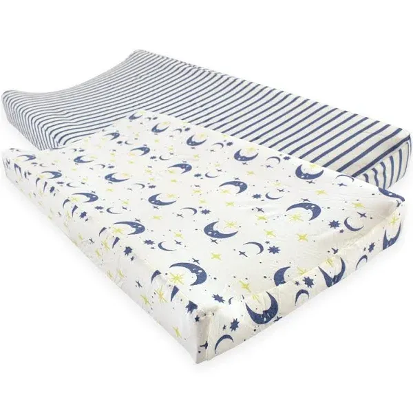 Touched by Nature Organic Cotton Changing Pad Cover, Moon