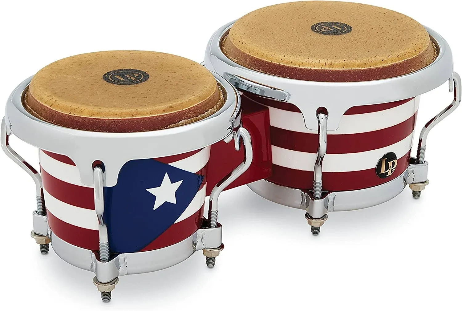 LP Mini-Bongos Puerto Rican Flag