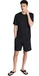 Eberjey Men's Henry Tencel Modal Short Pj Set Black / S