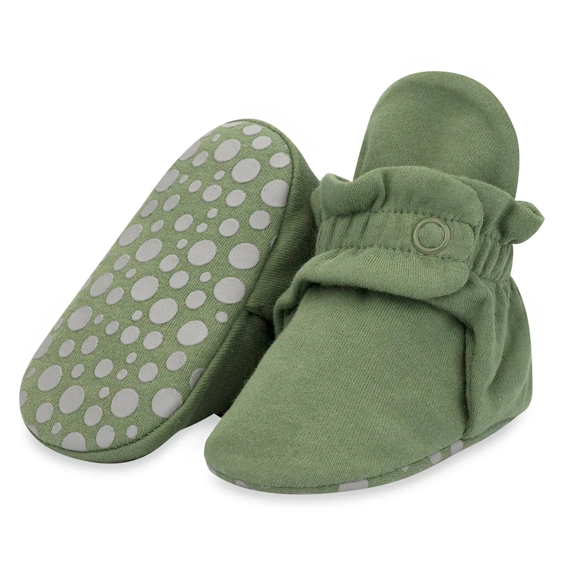 Zutano Unisex Fleece Baby Booties, Two Snap Closure, Newborn to 24 Months