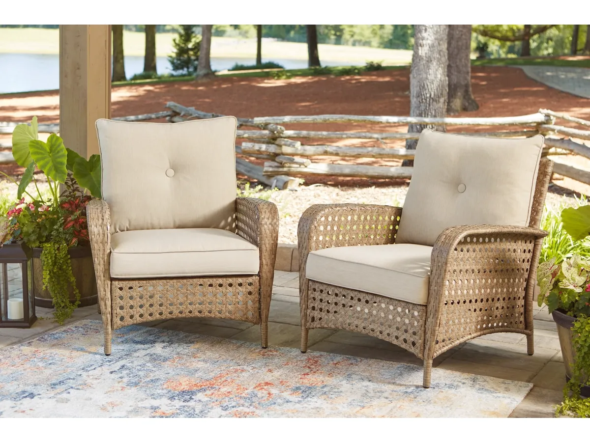 Ashley Braylee Lounge Chair with Cushion (Set of 2)