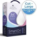 Smart-Dri by Living Textiles Waterproof Fitted Crib Mattress Protector 