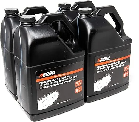 Echo Original Equipment 4-PACK Premium Bar and Chain Oil (1 Gallon Bottle) - 6459007