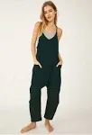 Free People Movement Hot Shot Onesie Washed Black / XS