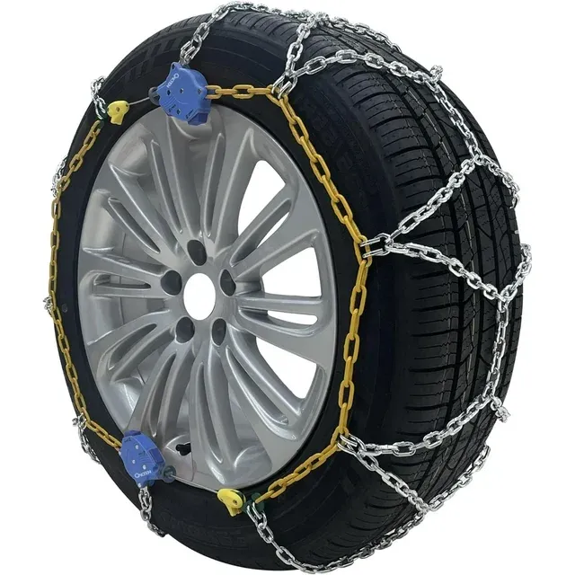 OakTen Set of 2 SUV Snow Chains with Tensioner fits Tire Size 225/75R16 235/55R18 235/60R17 235/65R17