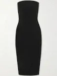 Norma Kamali - Strapless Stretch-jersey Dress - Black