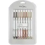 TUL Gl Series Retractable Gel Pens, Black Ink (8 pack)