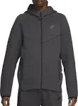 Nike Sportswear Tech Fleece Windrunner Men's Full-Zip Hoodie (FB7921-060, Anthracite/Black)